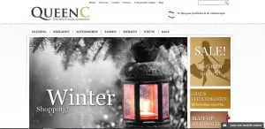 Deel 1 van de huidige homepage van www.queenc.nl