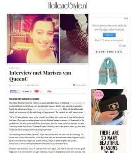 Holland, Style, interview, september, 2014, Marisca, Kenter, QueenC