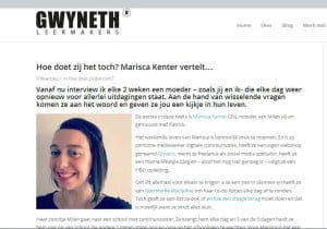 Interview, Marisca, kenter, mamablogger, Gwyneth, Leermakers, Fabulous, Business, mom