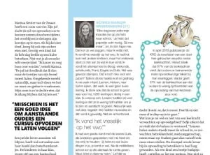 Marisca, Kenter, interview, Libelle, tijdschrift, school, opvoedem