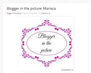 in de media, marisca, kenter, mamablogger