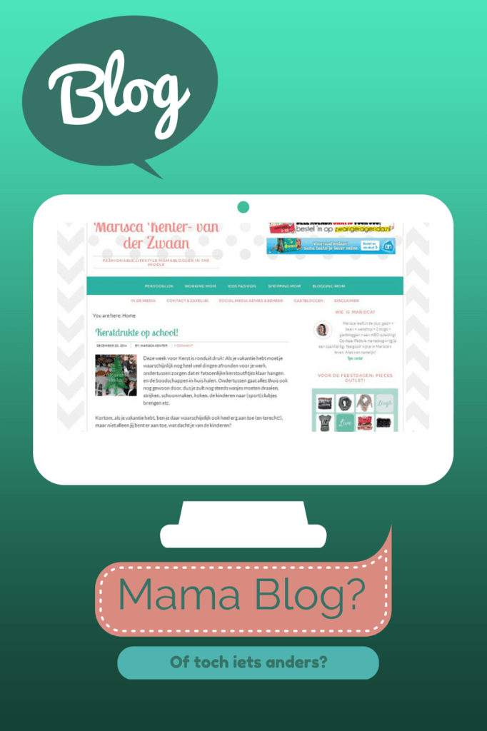 Een mamablog en wat zijn de plannen dan voor 2015?