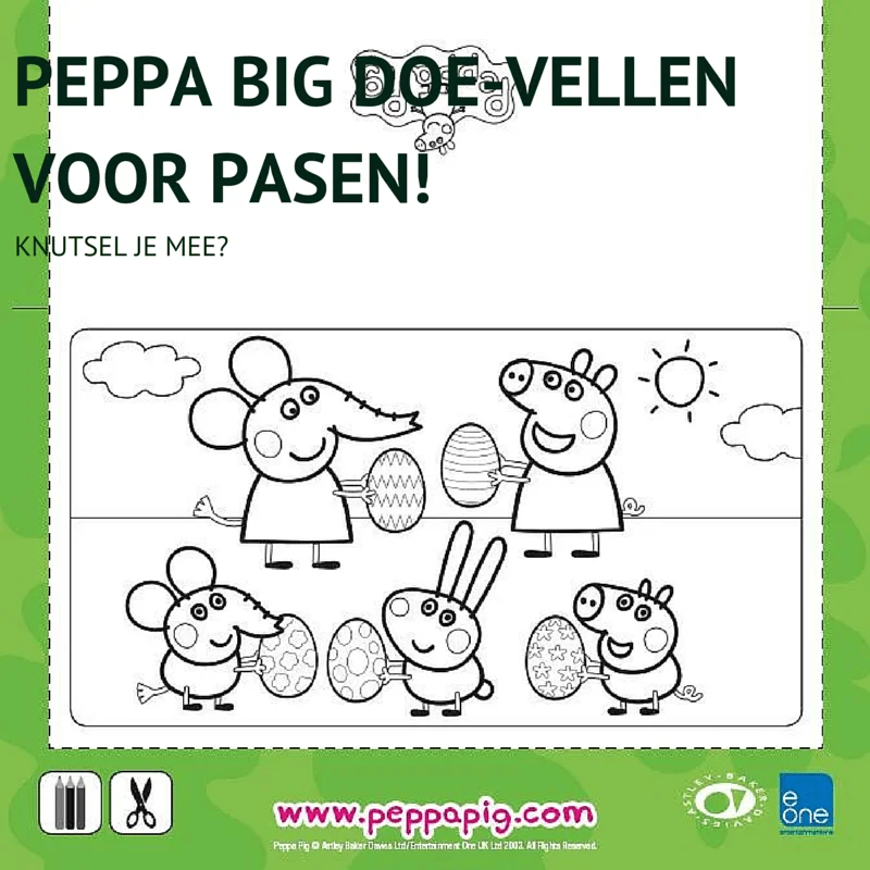 Paasknutselen | Peppa Big ‘doe-vellen’!