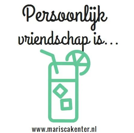 Een keer trek je de conclusie, vriendschap is…?