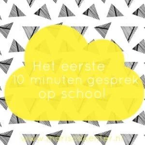 tien minuten gesprek op school, mamablogger, Marisca, kenter