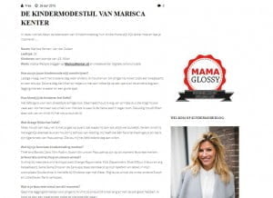 Kindermodeblog, interview, mama blogger, mamablogger, Marisca, Kenter, kindermodestijl