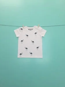 kleine flamingo's, zwarte veren, tof shirt, mamablogger, mama blogger, mama. blog, review, Marisca, kenter