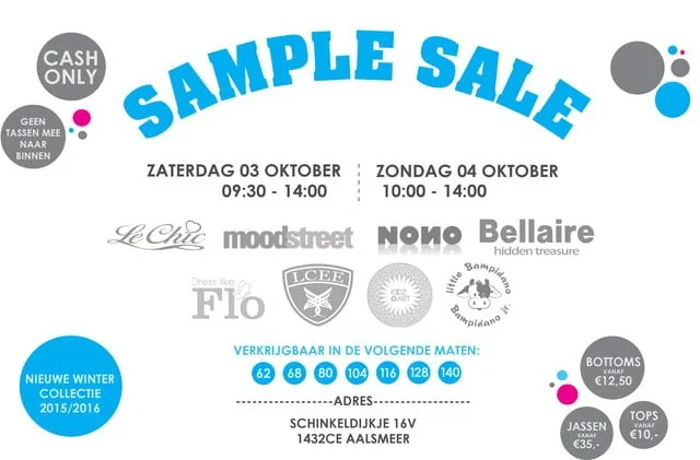 sample sale, mamablogger, mama blogger, kinderkleding, merkkleding, tip,