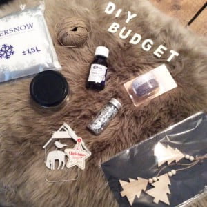 DIY budget- snow globe- mama blogger- mamablog- Action- Kerst-