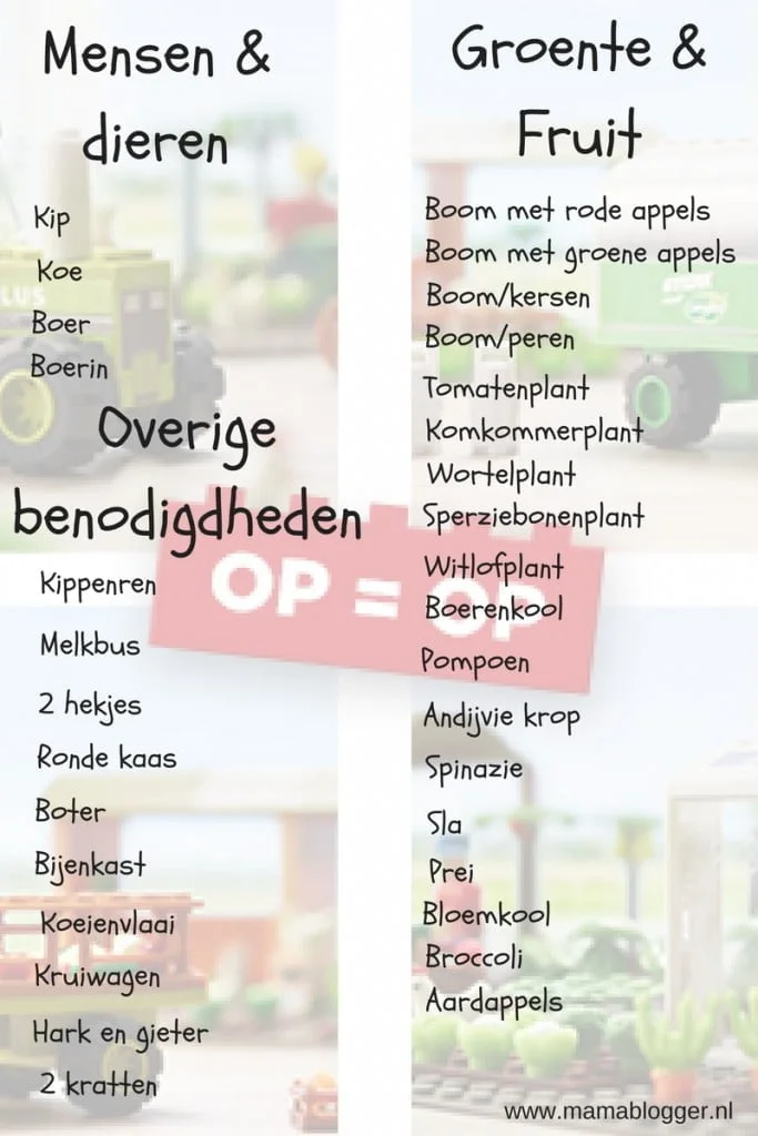 Plusbricks_boerderij_overzicht_checklist_mamablogger