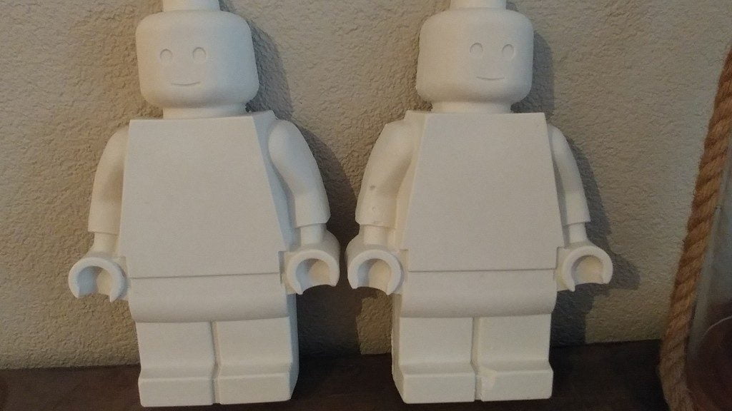 DIY budget | LEGO poppen van gips voor op een LEGO kamer!