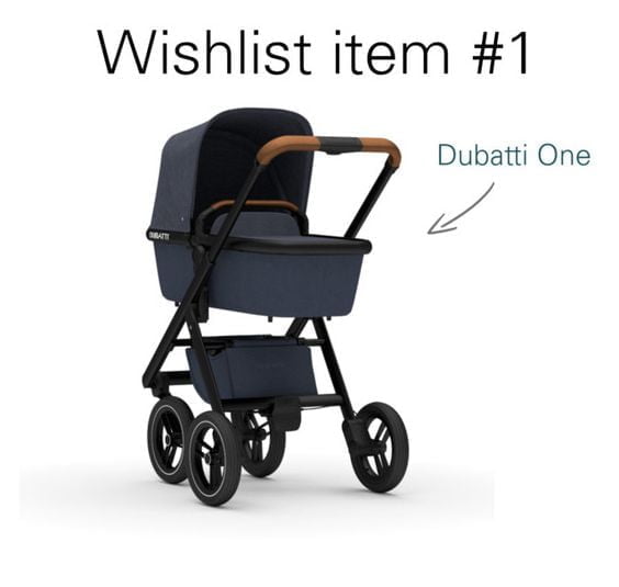 Wishlist item #1 dubatti one_mamablogger_kinderwagen_baby_zwanger_