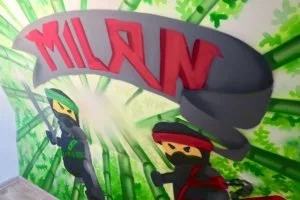 Lego_Ninjago_graffiti_muur_milan_kinderkamer_mamablogger_