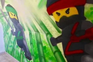 Lego_Ninjago_graffiti_muur_milan_kinderkamer_mamablogger_