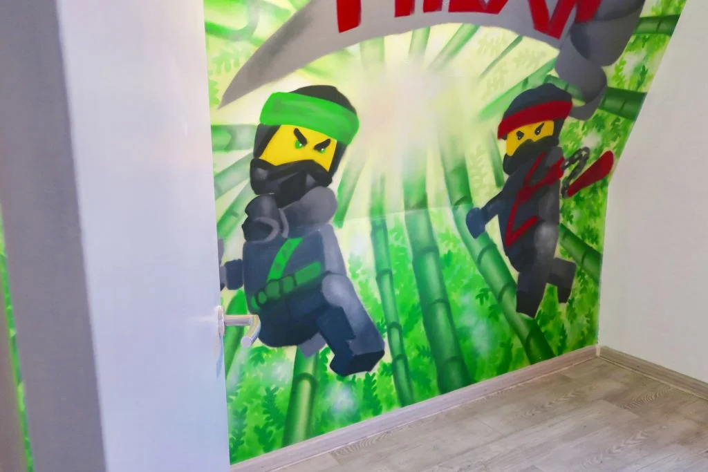 achterstalligheid Vlekkeloos factor Mamablogger | Milan kreeg een LEGO Ninjago graffiti muur in zijn kamer!