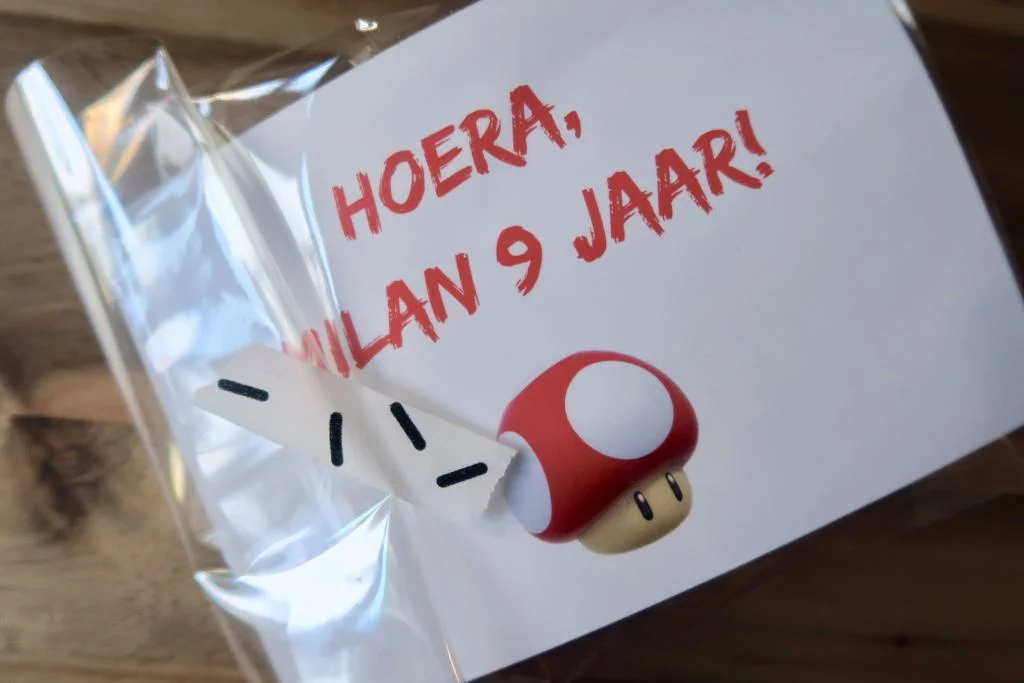 birthday boys_Milan_traktatie_Super Mario_mamablogger_Milan 9 jaar_
