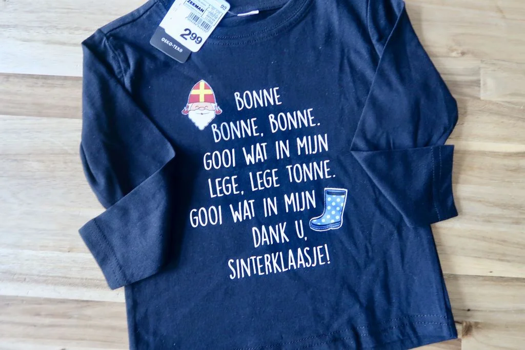 Sinterklaas_Zeeman_aftellen_aftelkalender_vlaggetjes_shirtje_Mamablogger_