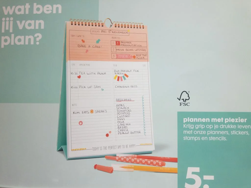 planner_collectie_HEMA_levensplanner_maaltijdplanner_pennen_tip_organiseren_mamablogger_