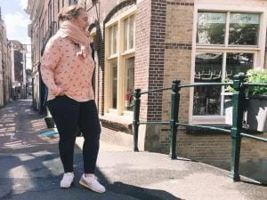 Zeeman_blouse_kreeft_outfit_budget outfit_Fabienne Chapot_look-a-like_mamablogger_