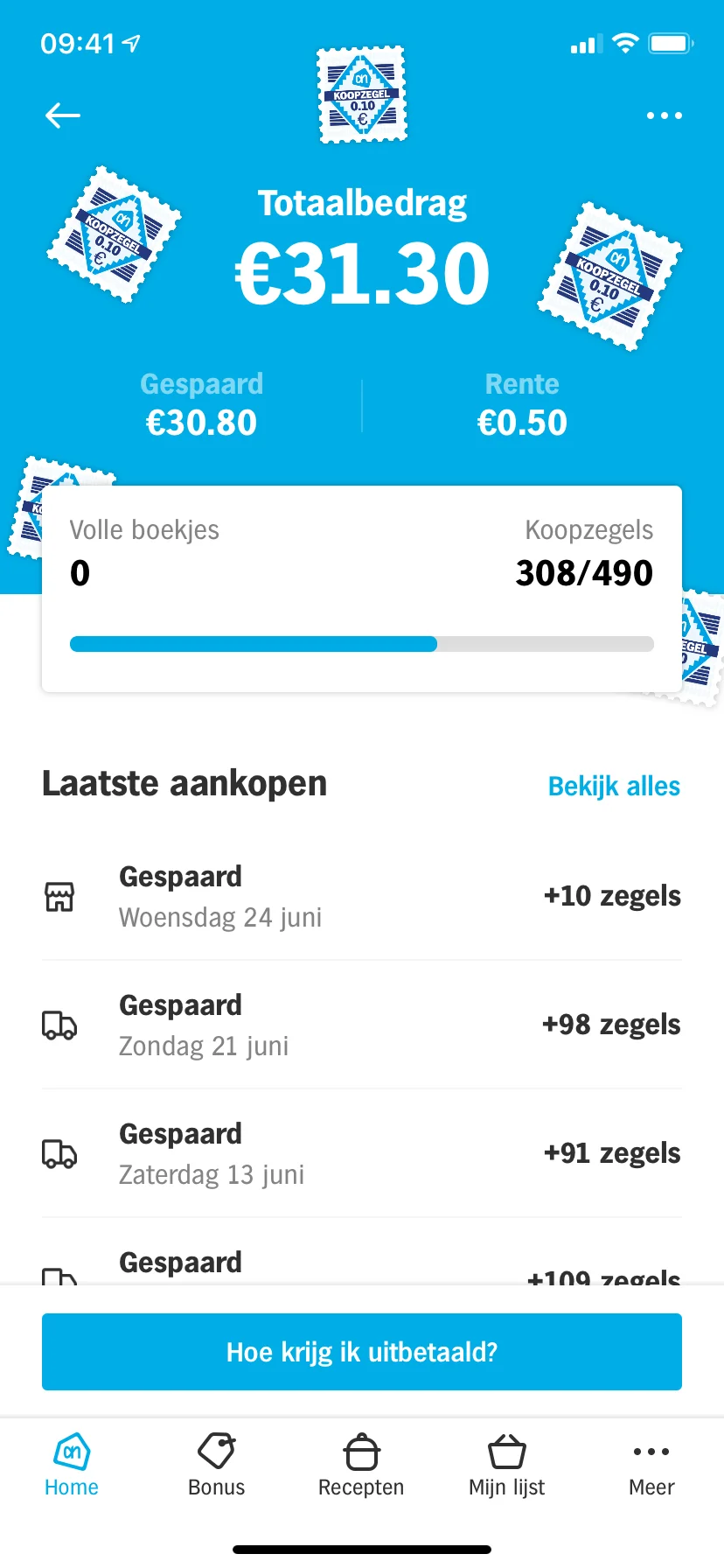 koopzegels_AH_sparen_geld & budget_geld_mamablogger_sparen_