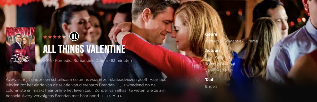 Lijstje van de week | De lekkerste valentijnsfilms op Videoland en Netflix