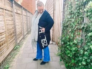 flared jeans_mamablogger_mama's outfits_Red Button_Babette_