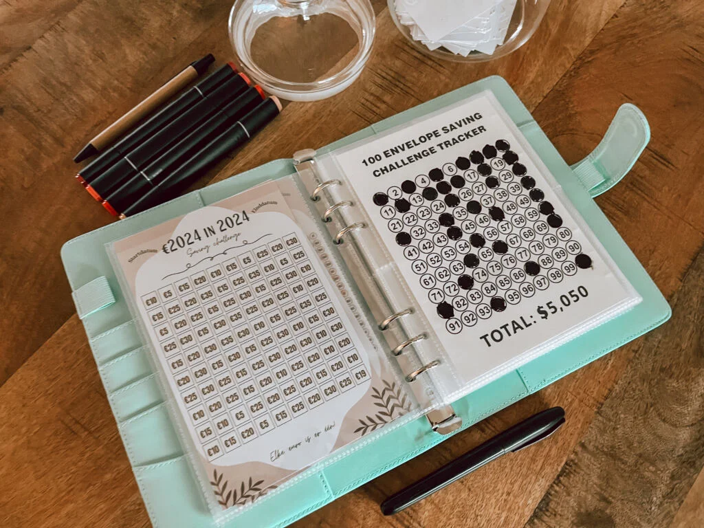 100 enveloppen challenge_spaarchallenge_mamablogger_stand van zaken_sparen_