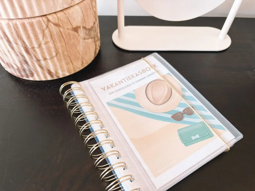 Gratis printable vakantiekasboek: grip op je geld én genieten van je vakantie