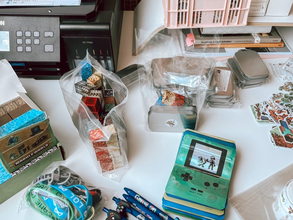 Floris’ Minecraft en game traktatie in groep 5